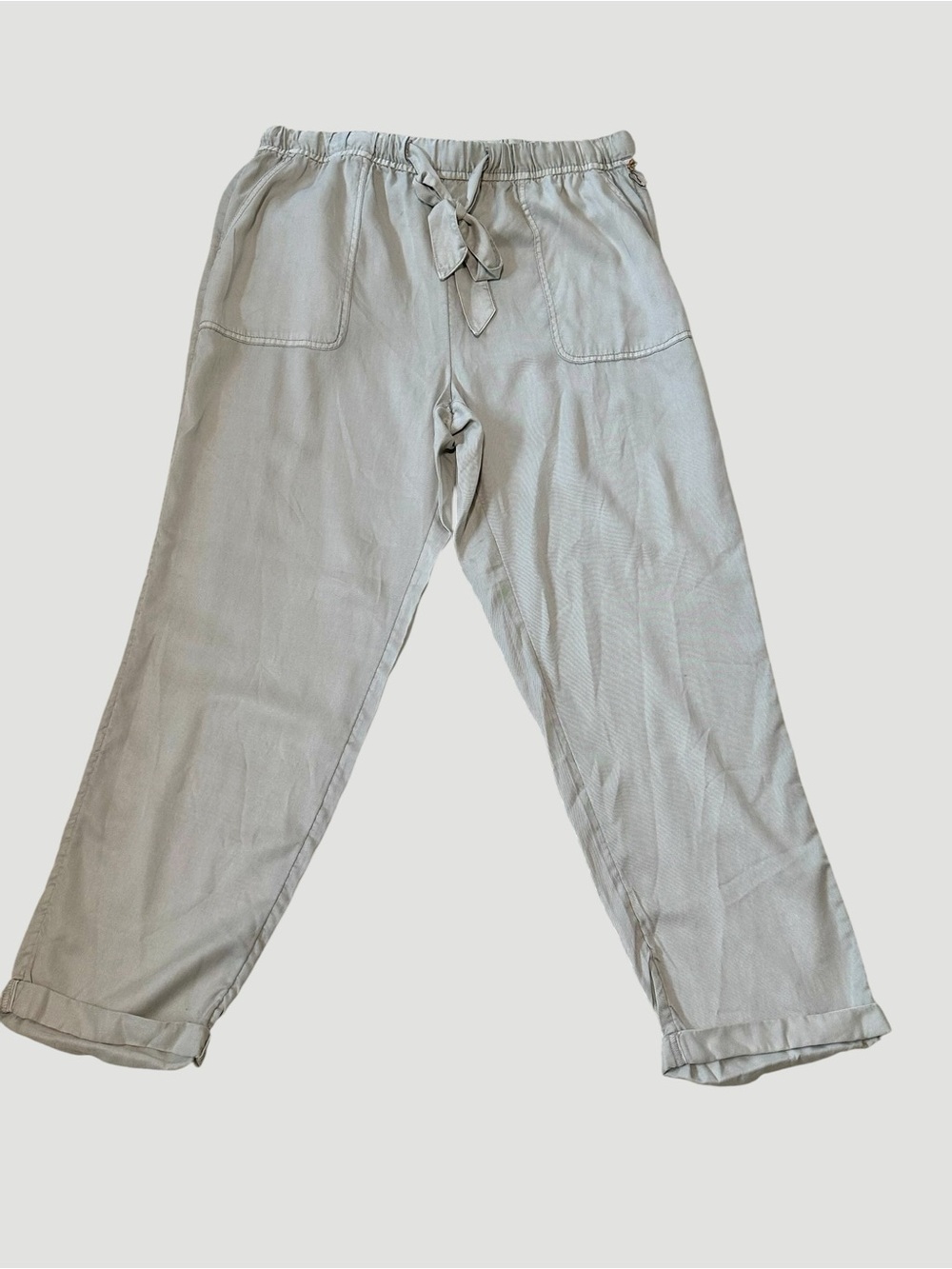 Cynthia Rowley New Women’s size XL‎ Light Tan Drawstring Lyocell Pants Coastal